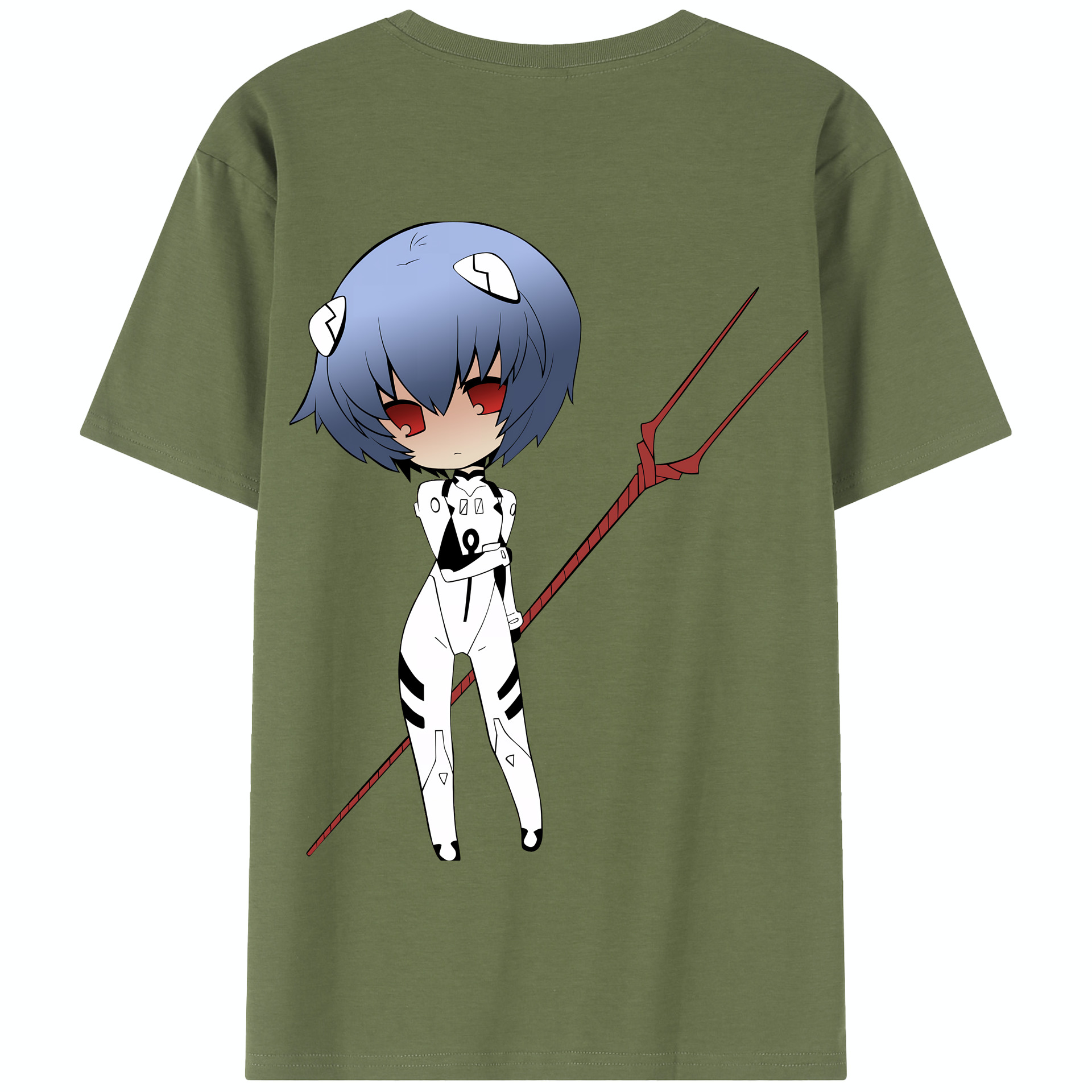 （画像用） EVA 新世紀エヴァンゲリオン 綿100％半袖Tシャツ（背面プリント）